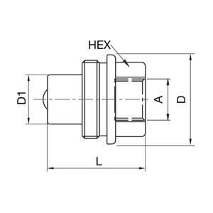 Jojomino - Coupleur Inox Déconnexion Rapide PCP Plongée 1/8 NPT Femelle - Connecteur Recharge CO2 Réservoir 5000 PSI