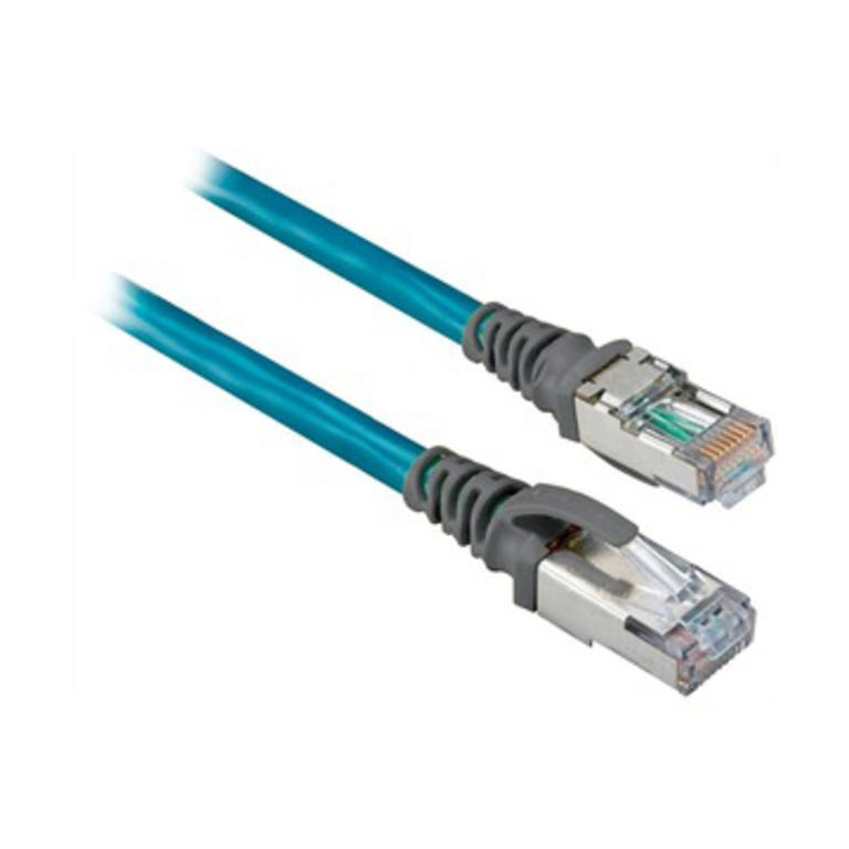 Câble Ethernet RJ45 droit, 2 paires, longueur 1 m