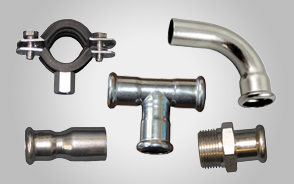 Raccords inox à sertir